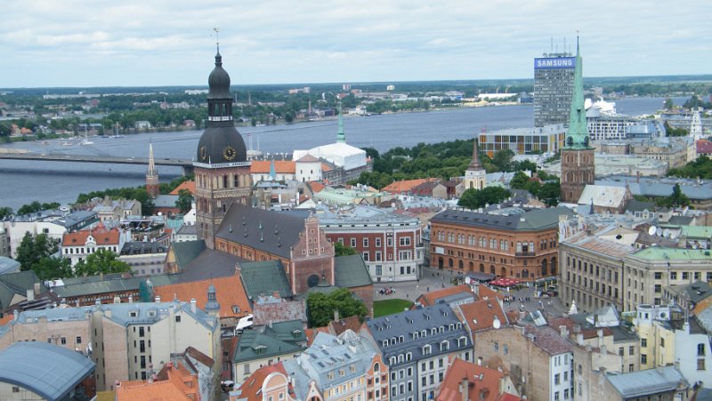 DSCF5129.jpg - Riga - Blick vom Turm der St.Peterskirche über die Stadt