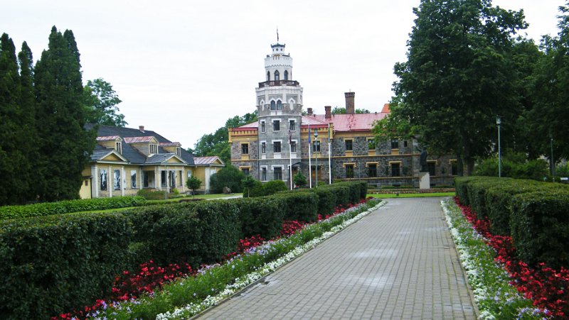 DSCF5244.jpg - Sigulda - Neues Schloss im neugotischen Stil, erbaut 1878