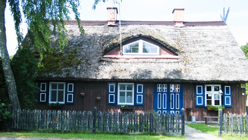 DSCF5061.jpg - Kurische Nehrung - Reetdachhaus
