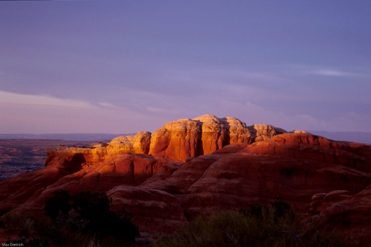 461.jpg - sonnenuntergang im arches n.p.