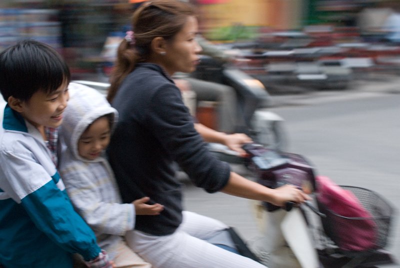 CHI_2146.jpg - hanoi - three on a bike? - no problem, sometimes there are four or five on one  bike